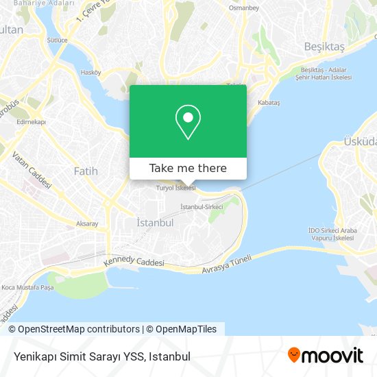 Yenikapı Simit Sarayı YSS map