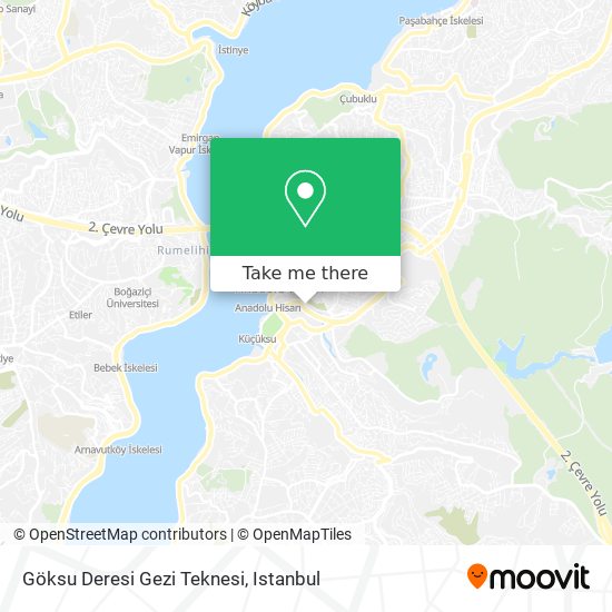 Göksu Deresi Gezi Teknesi map
