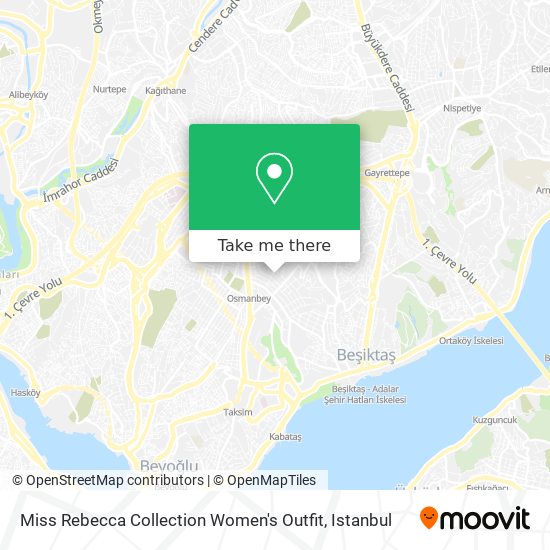 Miss Rebecca Collection Women's Outfit map