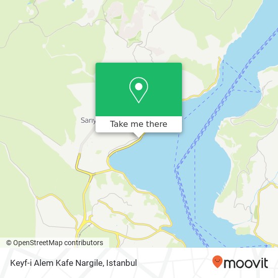 Keyf-i Alem Kafe Nargile map