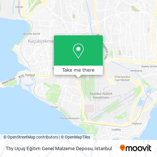 Thy Uçuş Eğitim Genel Malzeme Deposu map