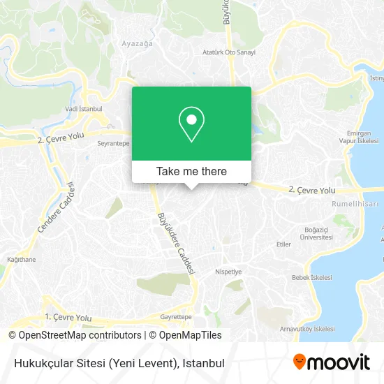 Hukukçular Sitesi (Yeni Levent) map
