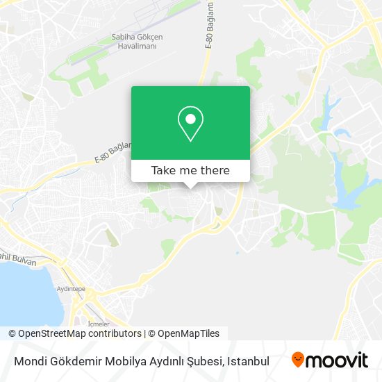 Mondi Gökdemir Mobilya Aydınlı Şubesi map