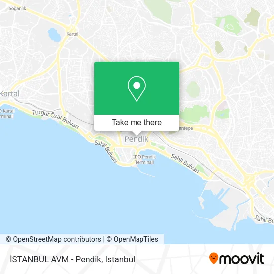 İSTANBUL AVM - Pendik map