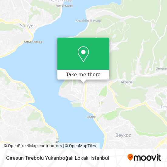 Giresun Tirebolu Yukarıboğalı Lokali map