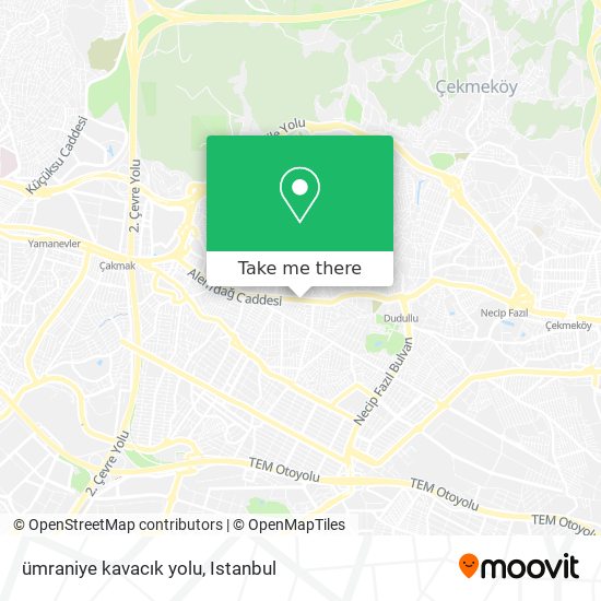 ümraniye kavacık yolu map