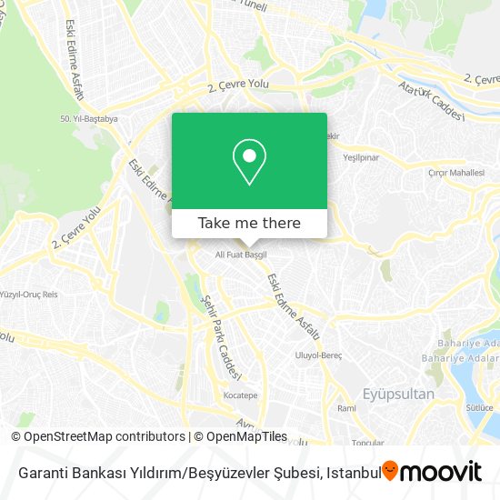 Garanti Bankası Yıldırım / Beşyüzevler Şubesi map