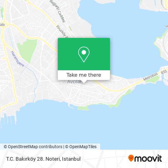 T.C. Bakırköy 28. Noteri map