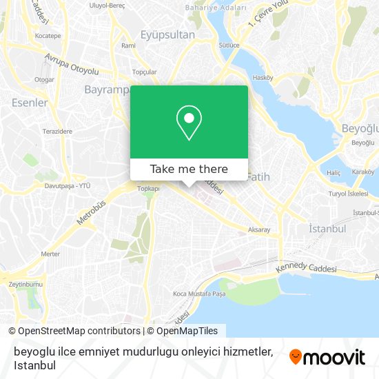 beyoglu ilce emniyet mudurlugu onleyici hizmetler map