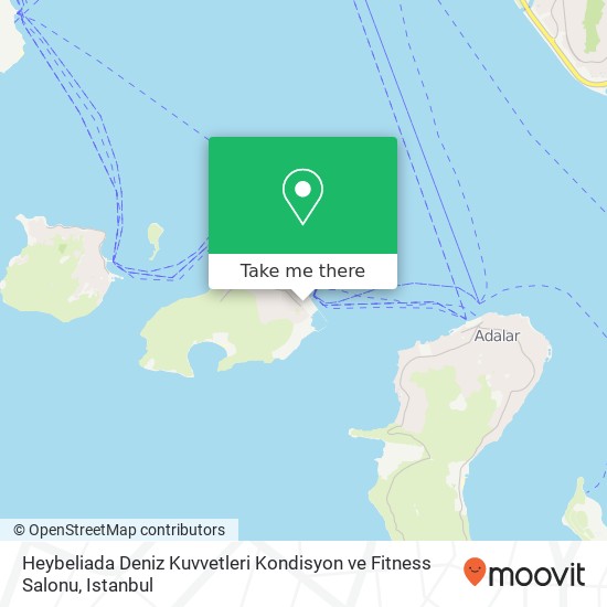 Heybeliada Deniz Kuvvetleri Kondisyon ve Fitness Salonu map