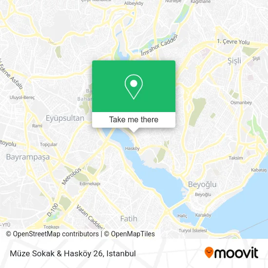 Müze Sokak & Hasköy 26 map