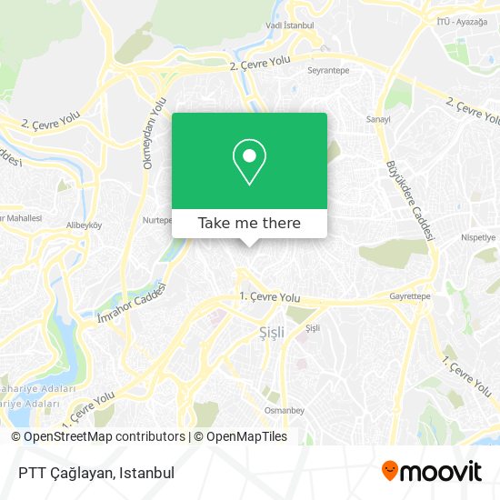 PTT Çağlayan map