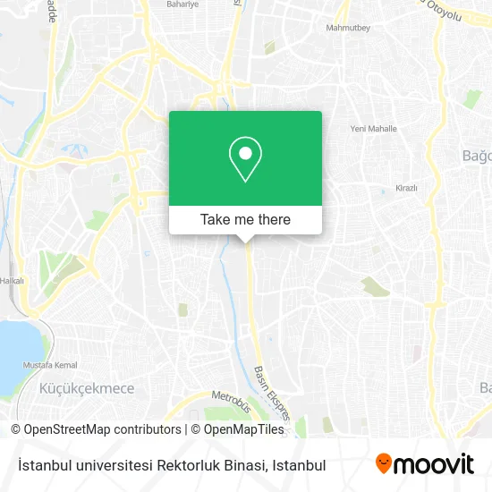 İstanbul universitesi Rektorluk Binasi map