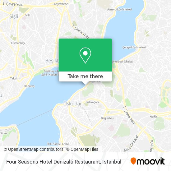 Four Seasons Hotel Denizalti Restaurant map