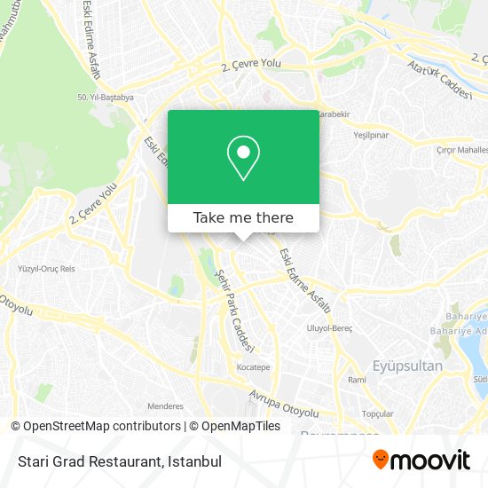 Stari Grad Restaurant map