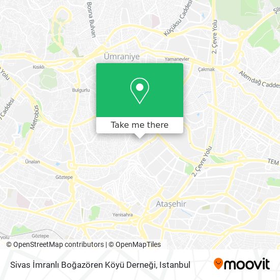 Sivas İmranlı Boğazören Köyü Derneği map