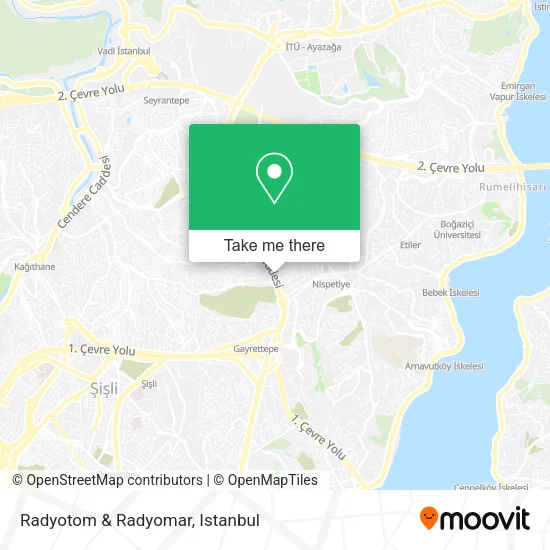 Radyotom & Radyomar map