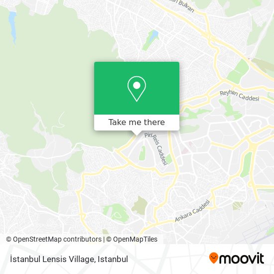İstanbul Lensis Village map