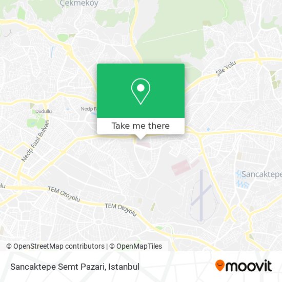 Sancaktepe Semt Pazari map