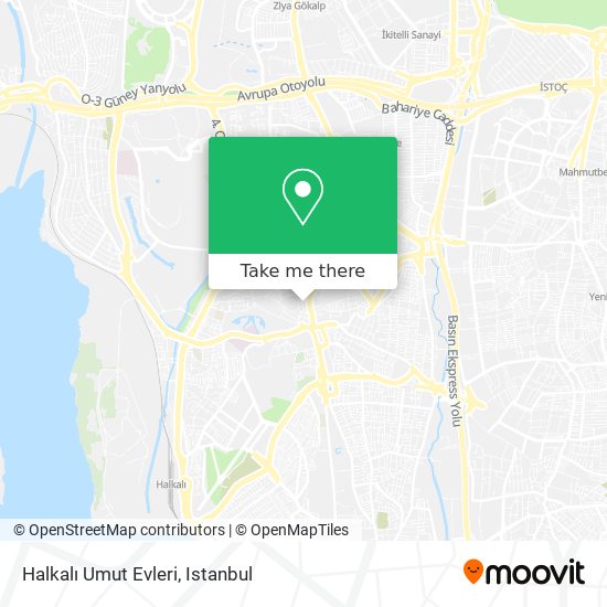 Halkalı Umut Evleri map