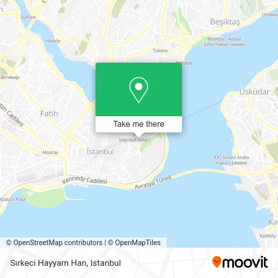 Sırkeci Hayyam Han map