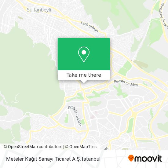 Meteler Kağıt Sanayi Ticaret A.Ş map