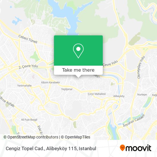 Cengiz Topel Cad., Alibeyköy 115 map