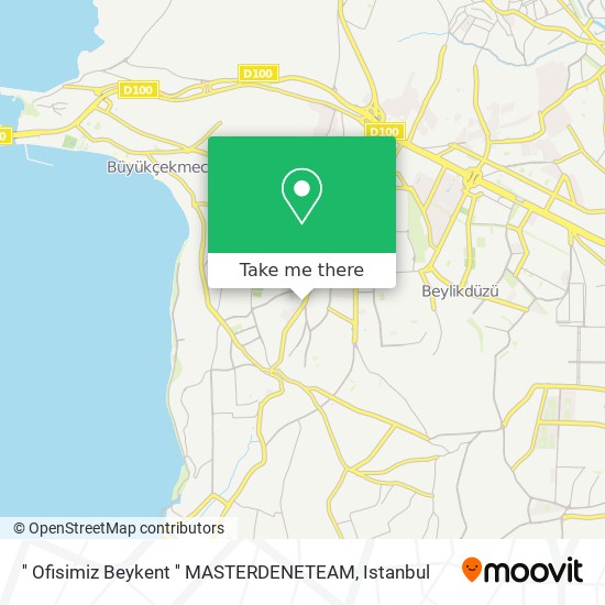 '' Ofisimiz Beykent '' MASTERDENETEAM map