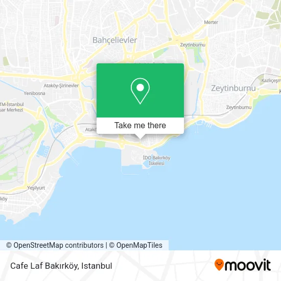 Cafe Laf Bakırköy map