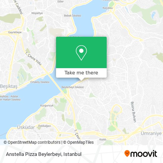 Anstella Pizza Beylerbeyi map