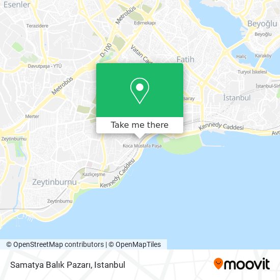 Samatya Balık Pazarı map