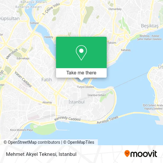 Mehmet Akyel Teknesi map