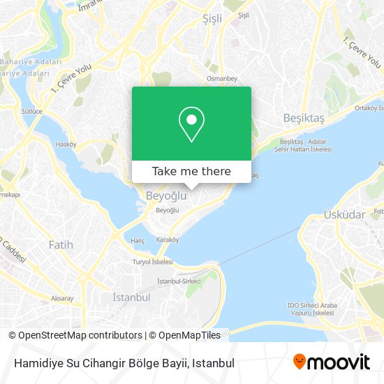 Hamidiye Su Cihangir Bölge Bayii map