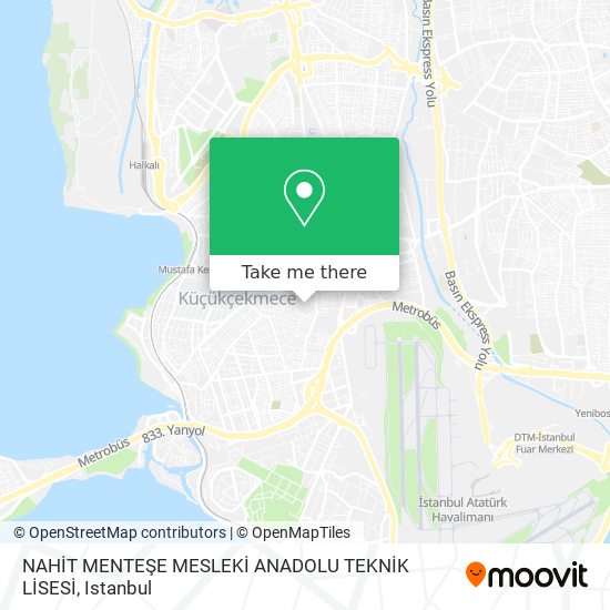 NAHİT MENTEŞE MESLEKİ ANADOLU TEKNİK LİSESİ map