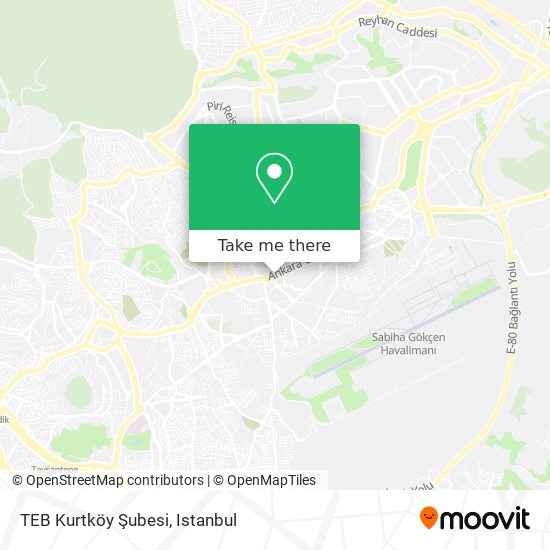 TEB Kurtköy Şubesi map