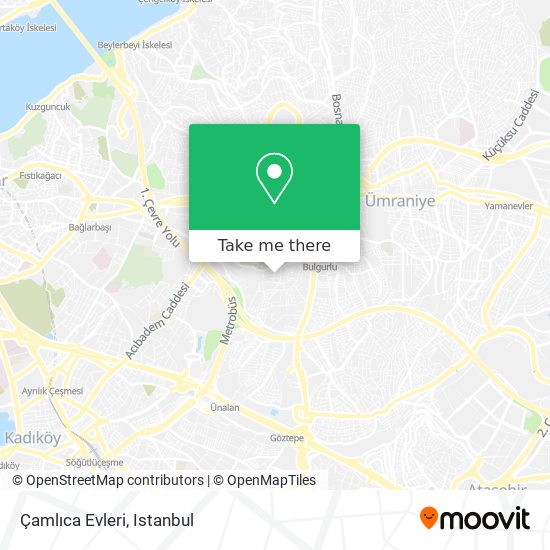 Çamlıca Evleri map