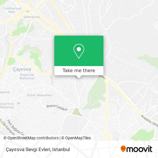 Çayırova Sevgi Evleri map