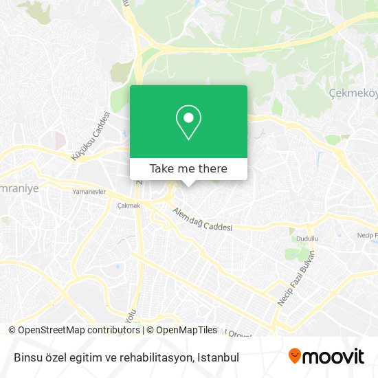 Binsu özel egitim ve rehabilitasyon map