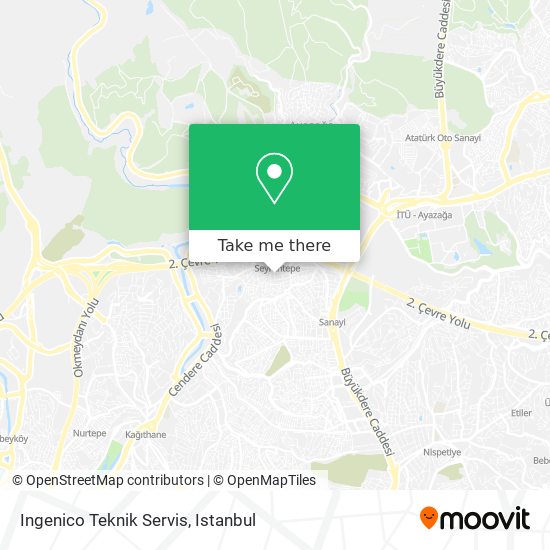 Ingenico Teknik Servis map