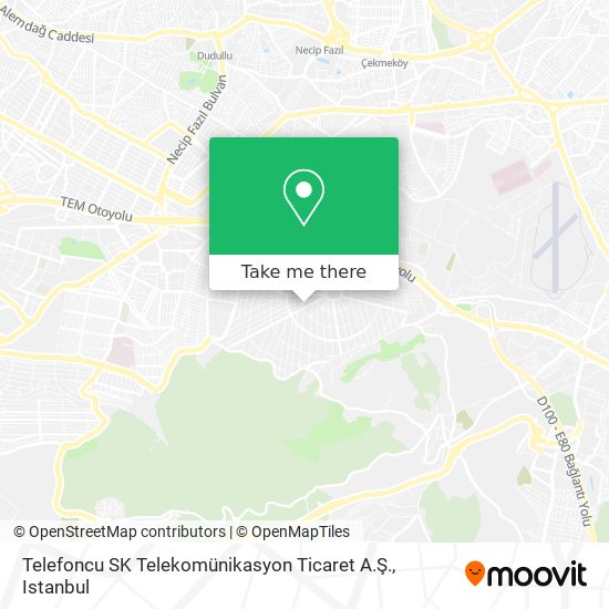 Telefoncu SK Telekomünikasyon Ticaret A.Ş. map