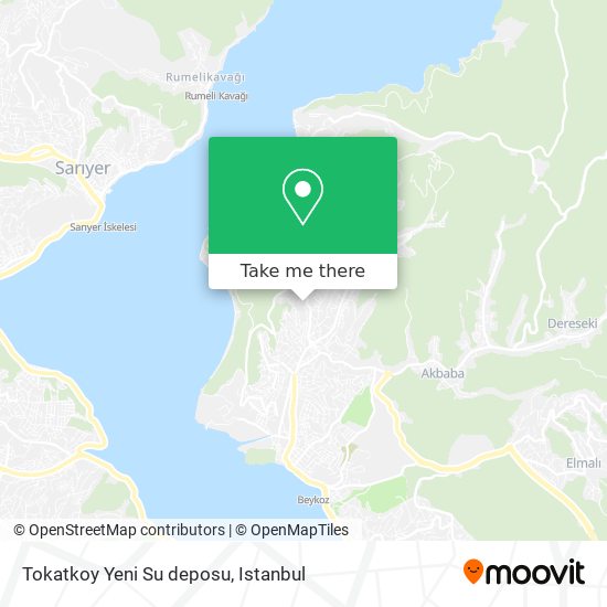 Tokatkoy Yeni Su deposu map