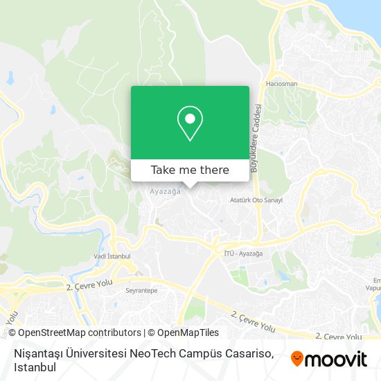Nişantaşı Üniversitesi NeoTech Campüs Casariso map