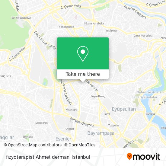 fizyoterapist Ahmet derman map