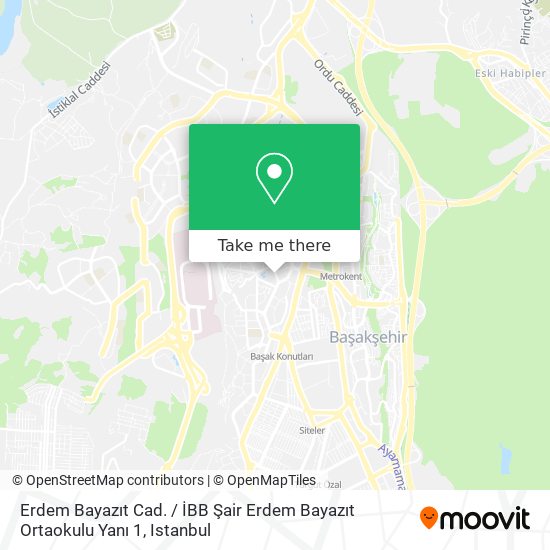 Erdem Bayazıt Cad. / İBB Şair Erdem Bayazıt Ortaokulu Yanı 1 map