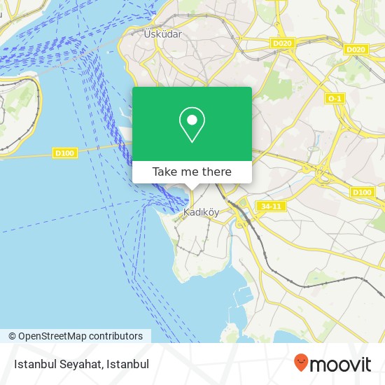 Istanbul Seyahat map