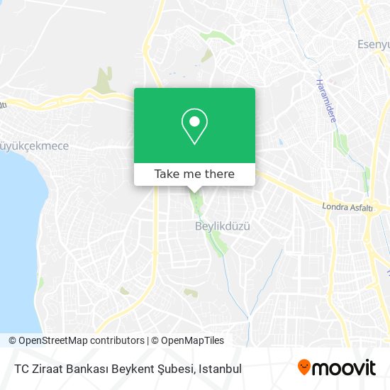 TC Ziraat Bankası Beykent Şubesi map