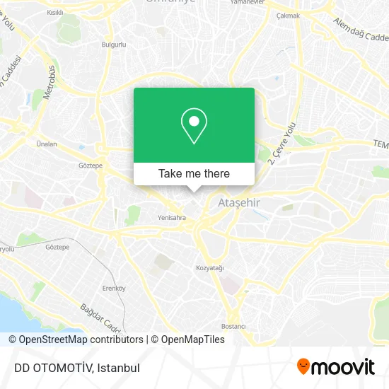 DD OTOMOTİV map