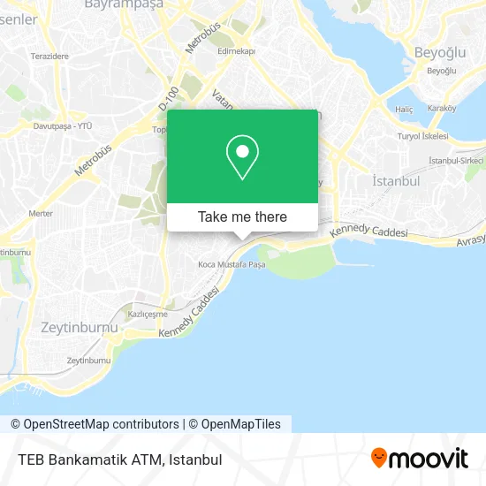 TEB Bankamatik ATM map