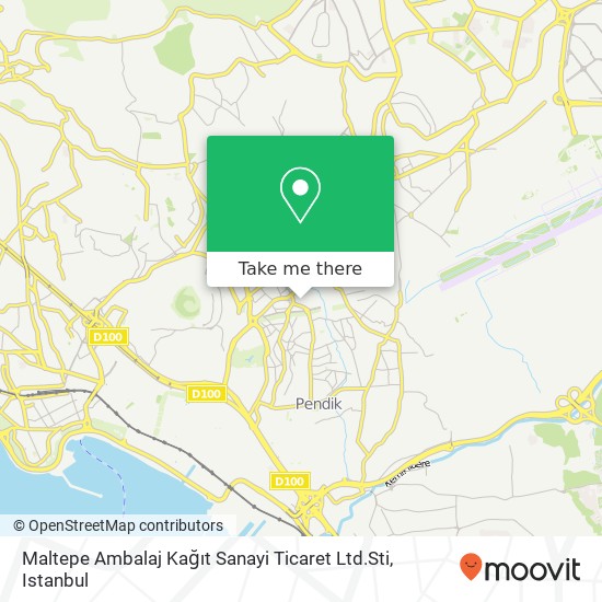 Maltepe Ambalaj Kağıt Sanayi Ticaret Ltd.Sti map