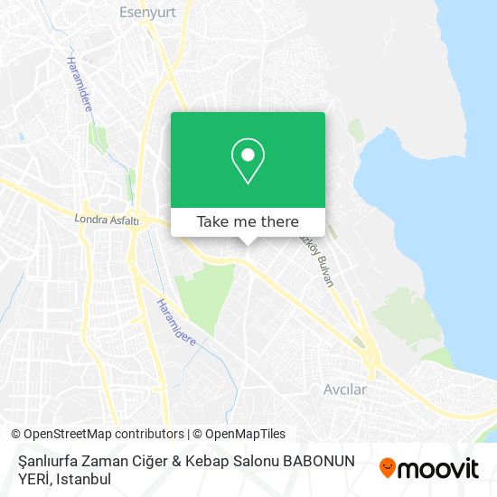 Şanlıurfa Zaman Ciğer & Kebap Salonu BABONUN YERİ map